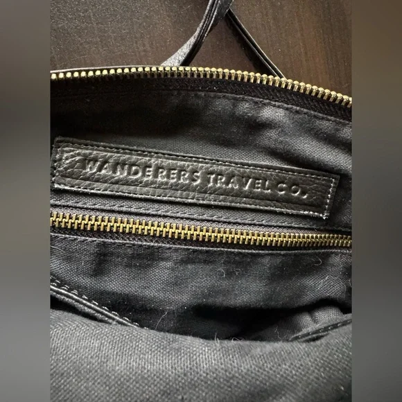 Wanderers Travel Co Beatrice Crossbody Black Leather - Picture 5 of 12